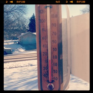 January brought some rather cold weather.  Not that I captured the really cold days. 