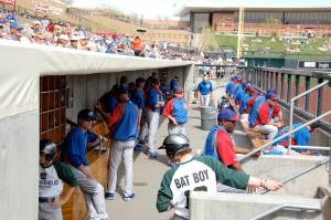 Cubs during spring training
